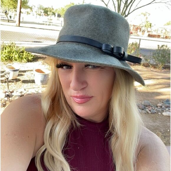 Vintage Glenover Fedora Wool Hat Gray - Picture 3 of 5